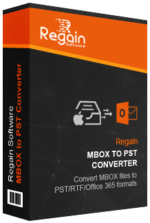 Regain MBOX to PST Converter